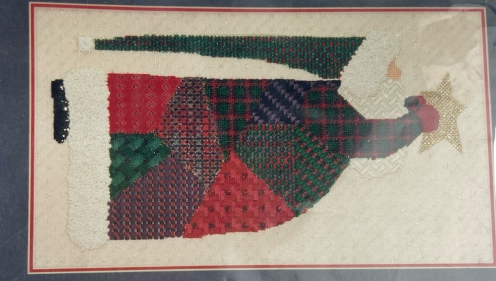 Needle Heart Designs Needlepoint Pattern Starlight Santa Wall Hanging