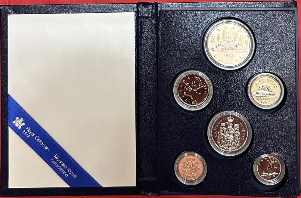 1982 Canada Specimen Set Plus COA & Box
