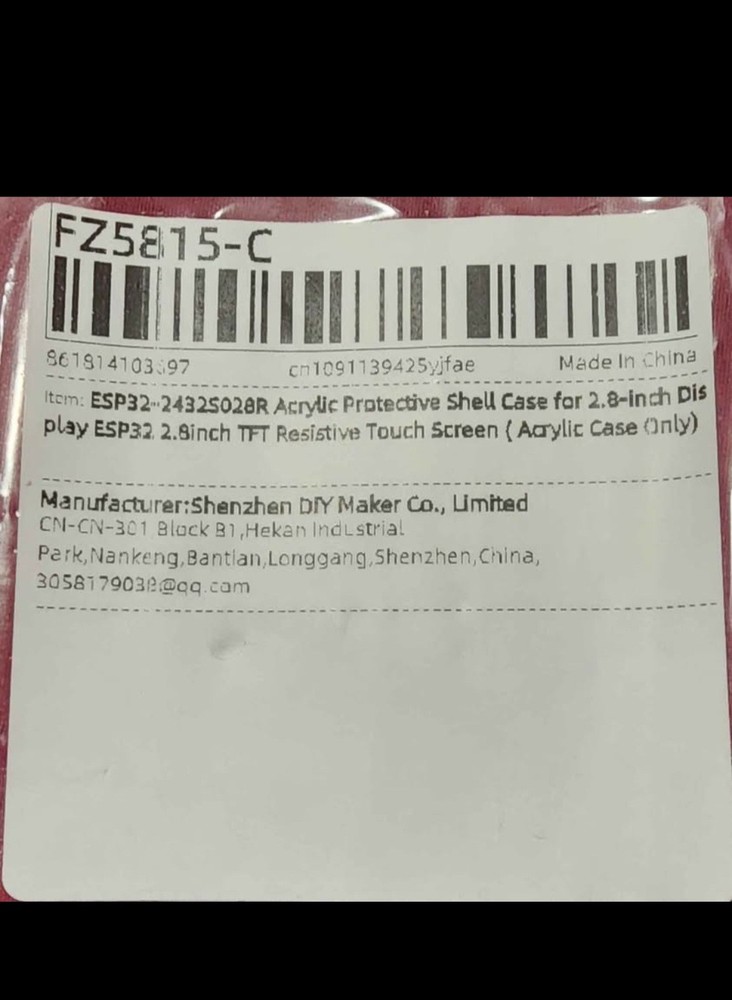 Nerdminer V2 Clear Protective Acrylic Case Case Only..