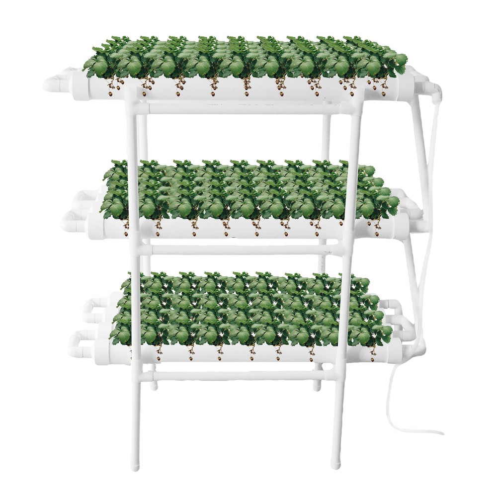 Hydroponic Site Grow Kit 108 Planting Sites 3 Layer Hydroponics System