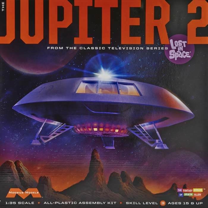 Moebius 1/35 Scale Jupiter 2 Plastic Model Kit 913