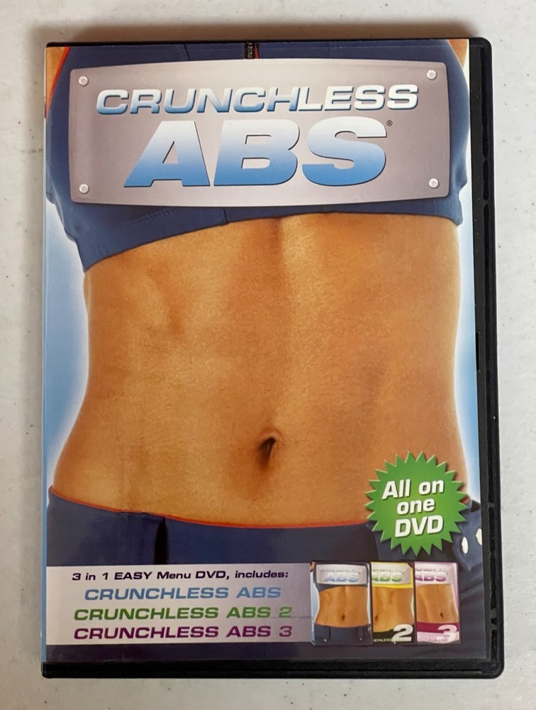 Crunchless Abs 10-minute Workouts on 2 DVD Set 6 Workouts