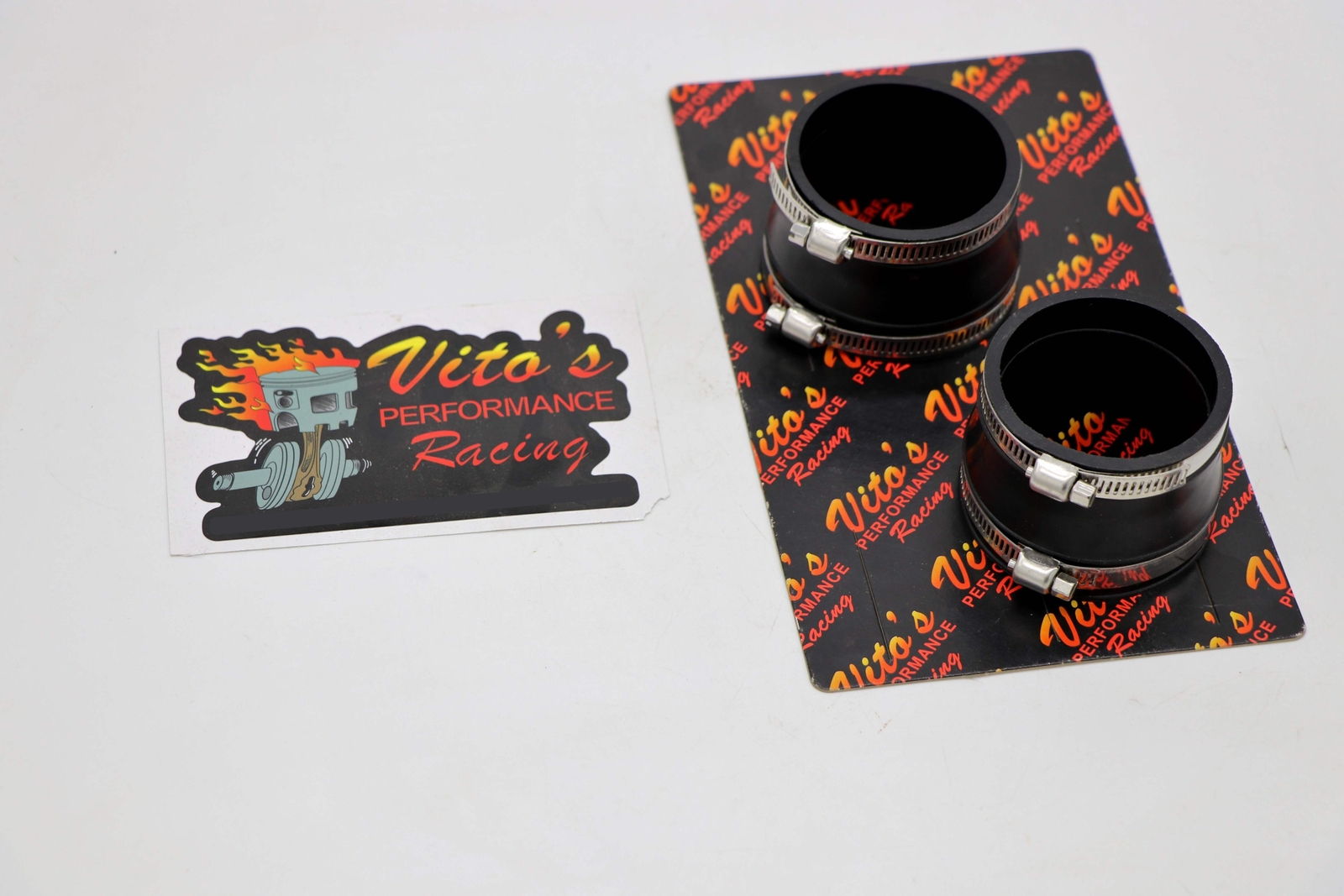 Vito's Banshee Carb Boots for airbox to larger 33mm 34mm 35mm carbs + 4 clamps