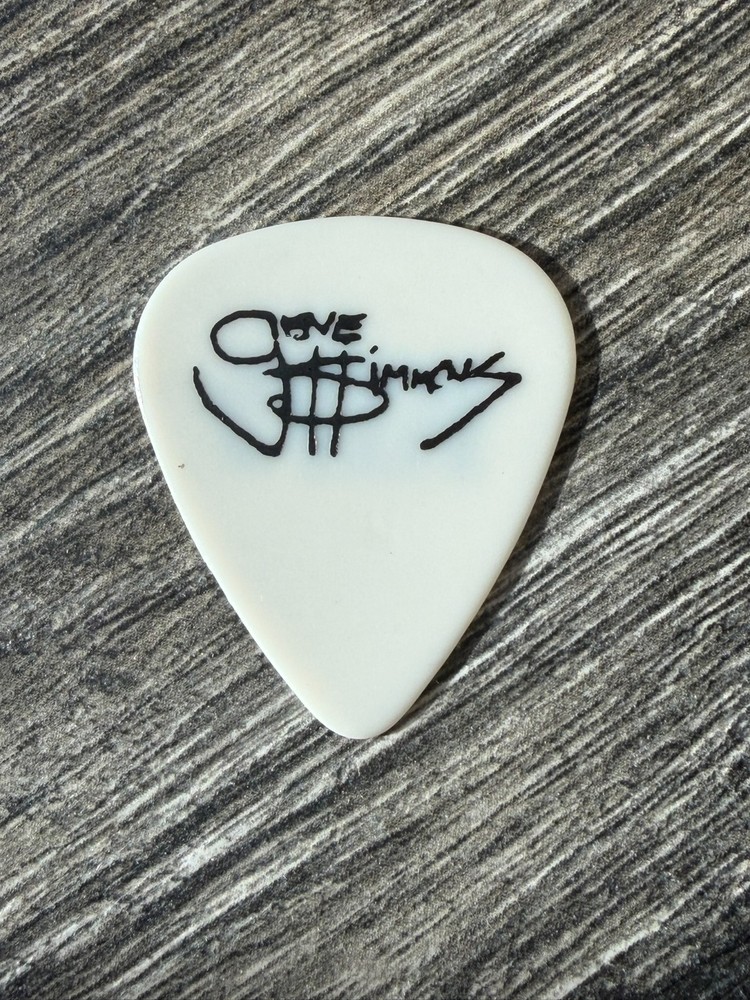 KISS Guitar Pick GENE SIMMONS Animalize Tour Concert White Black Vintage Kiss