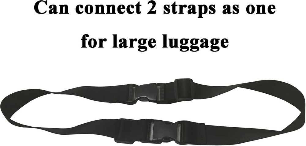 Suitcase Luggage Straps 2pcs Adjustable Travel Belts