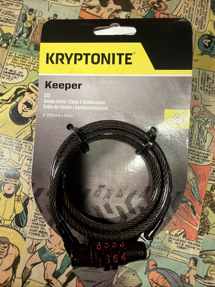 Kryptonite Bike Lock Keeper 512 Combo Cable Combination Lock