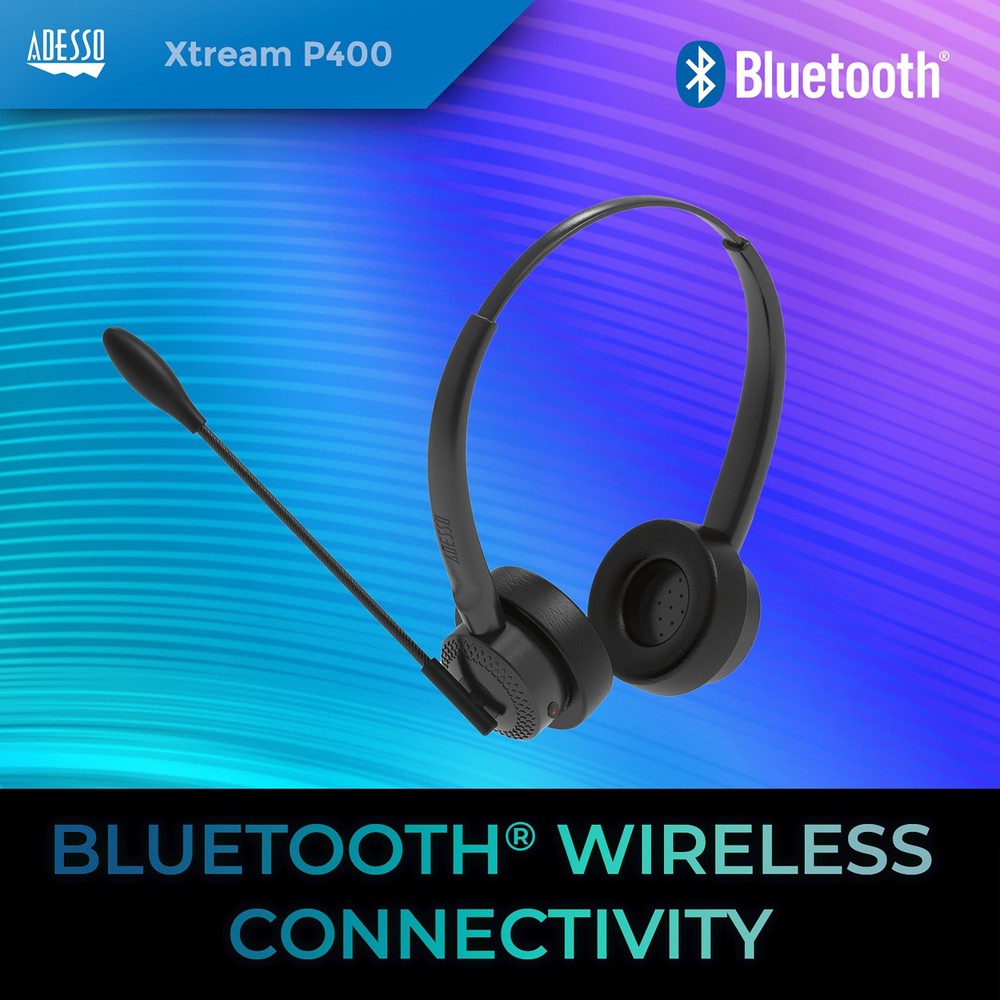 Xtream P400 Wireless Headset, Microphone, Charging Dock