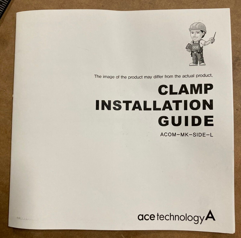 ACOM-MK-SIDE-L Pole Mount Bracket Antenna Mounting Kit w/ Installation Guide