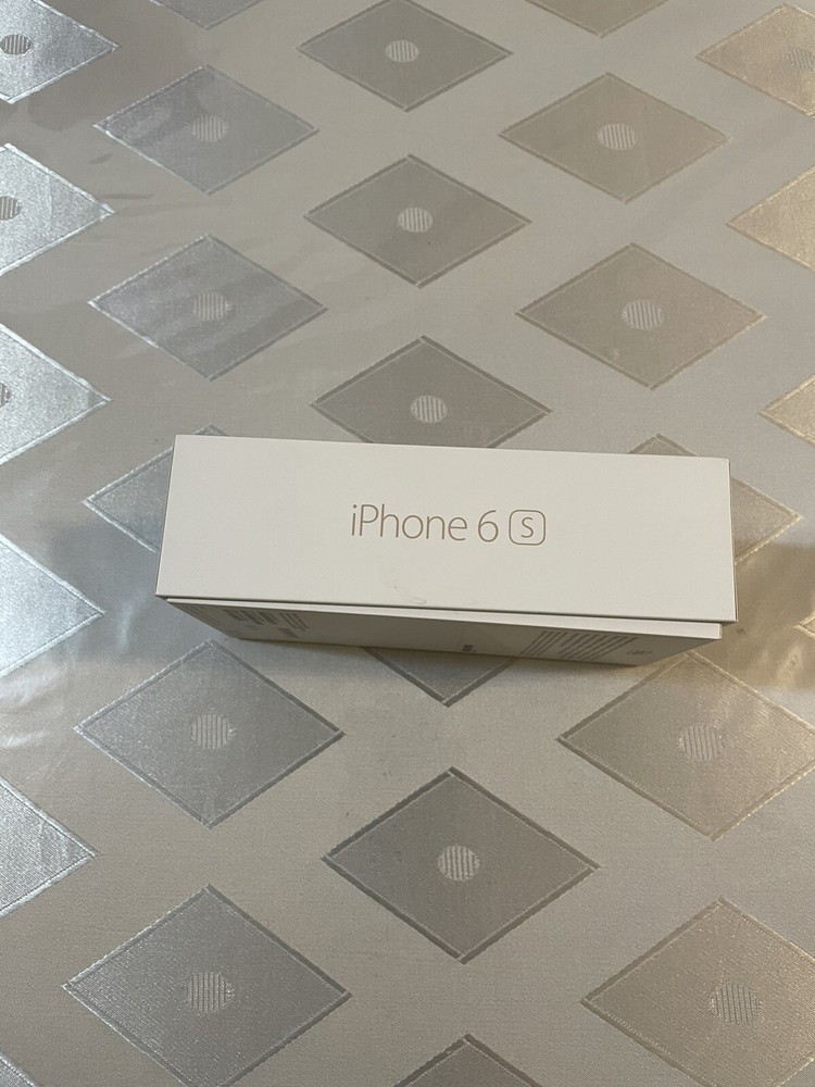 Apple iPhone 6S Plus Empty Replacement Phone Box & New Headphones