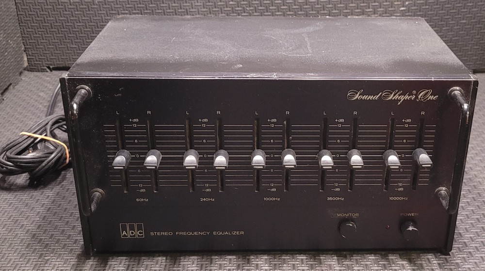 ADC Sound Shaper One Stereo Frequency Equalizer Model SS-1