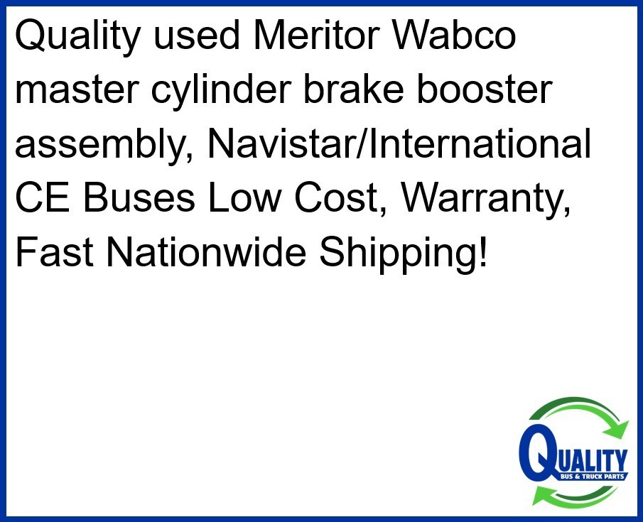 2587200C91 Meritor Wabco Brake Booster IC Bus CE R950056, 4006110160, 2587195C92
