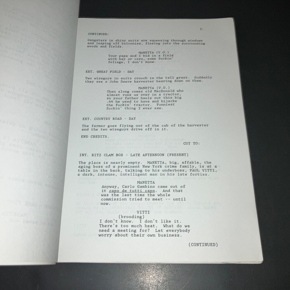 ANALYZE THIS (12/19/97) Agency Covers / 134p Draft + COA!