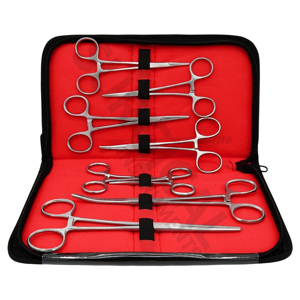 Ultimate Hemostat Set, 8 Pcs Ideal for hobby tool, electronics, KIT-4 German G
