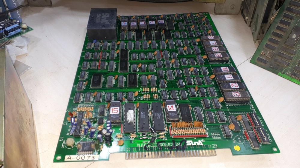 super ranger Arcade Jamma PCB orıjınal