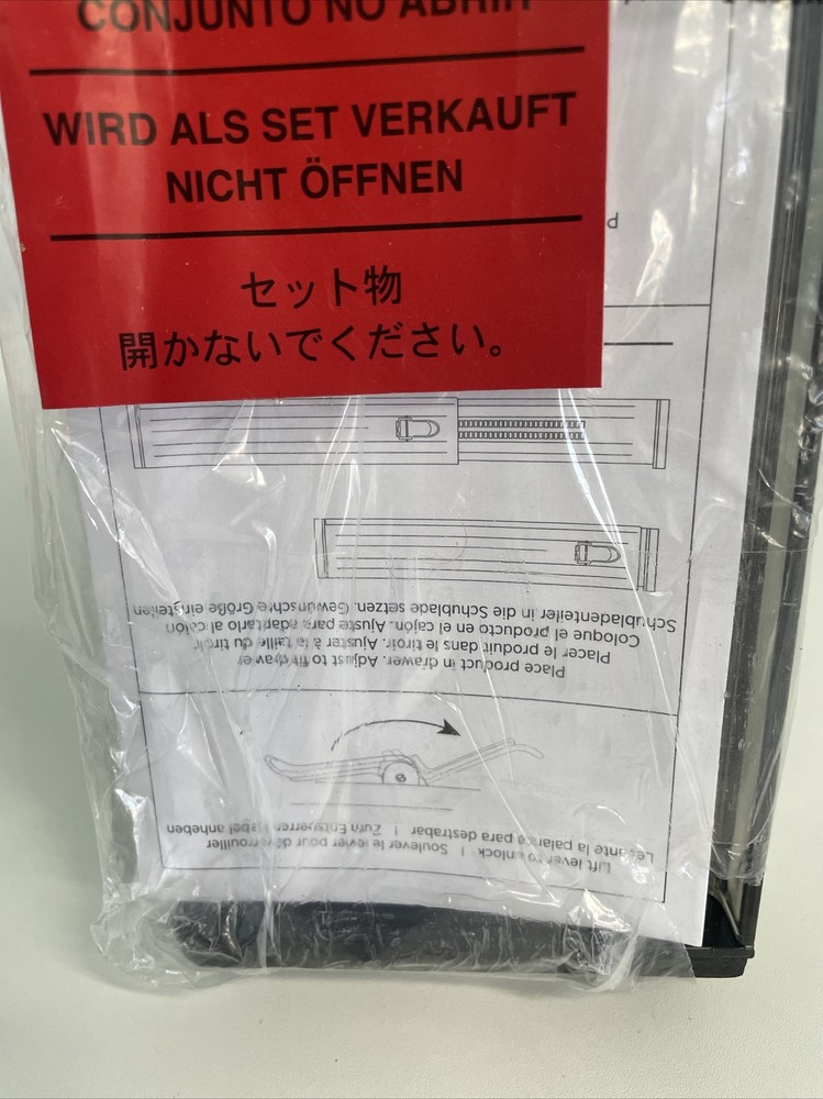 Adjustable Expandable Deep Drawer Organizer/Divider Foam Ends Strong Sec