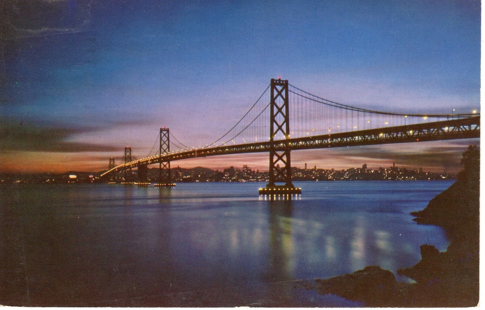 BAY BRIDGE AT NIGHT  - PC5795