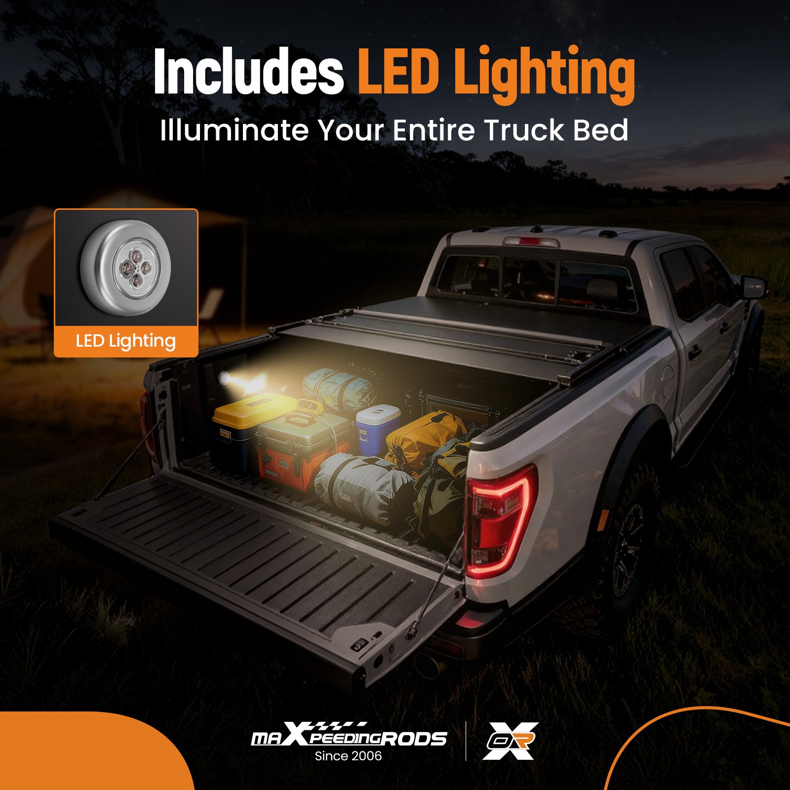 6ft Bed Tonneau Cover Tri-Fold for Toyota Pickup 1989-95 Toyota Tacoma 1995-2004