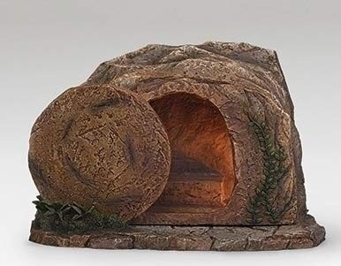 Fontanini Lighted Easter Resurrection Tomb Scene