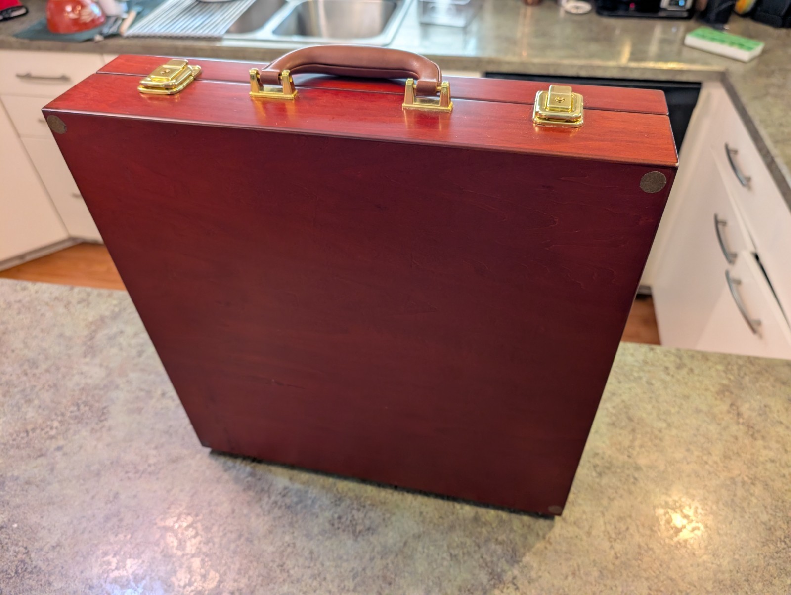 House of Staunton Wood Chess Set Pieces w Case Sam Reshevski Camaratta 4.5" King