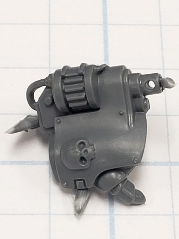 Warhammer 40k Space Marine Bits Aggressor Sergeant Skull Boltstorm Gauntlet B1