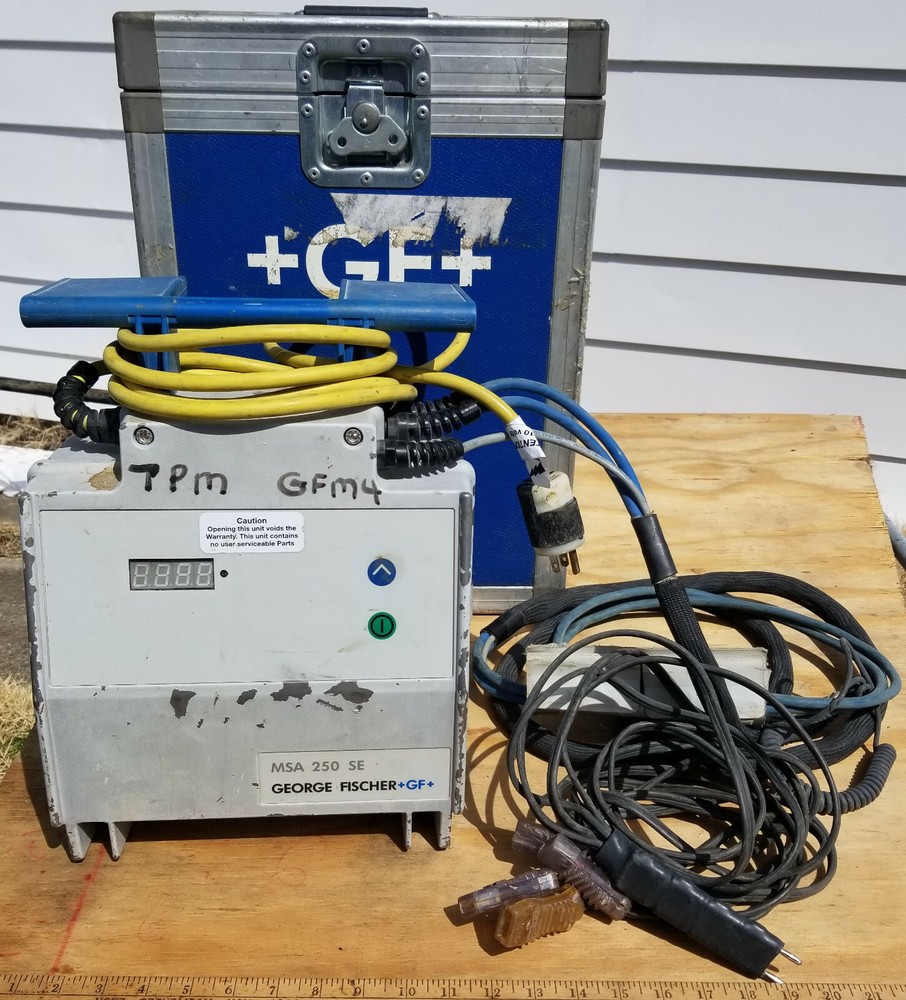 Plastic Welding Machine +GF+ George Fischer MSA 250 SE Electrofusion Unit Intern