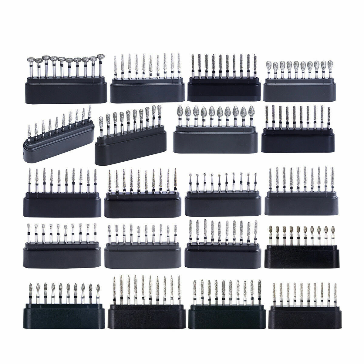 AZDENT Dental Super Coarse Diamond Burs Drills FG For High Speed Handpiece