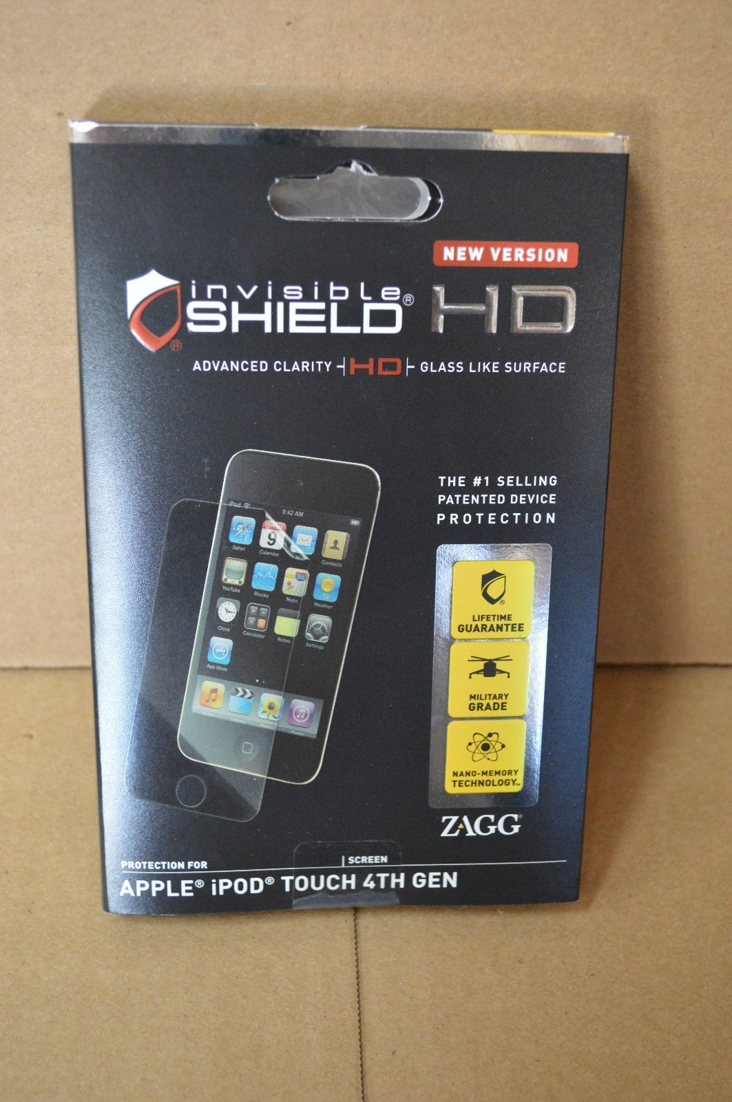 Zagg Invisible Shield HD Screen Protector Apple iPod Touch 4th Gen