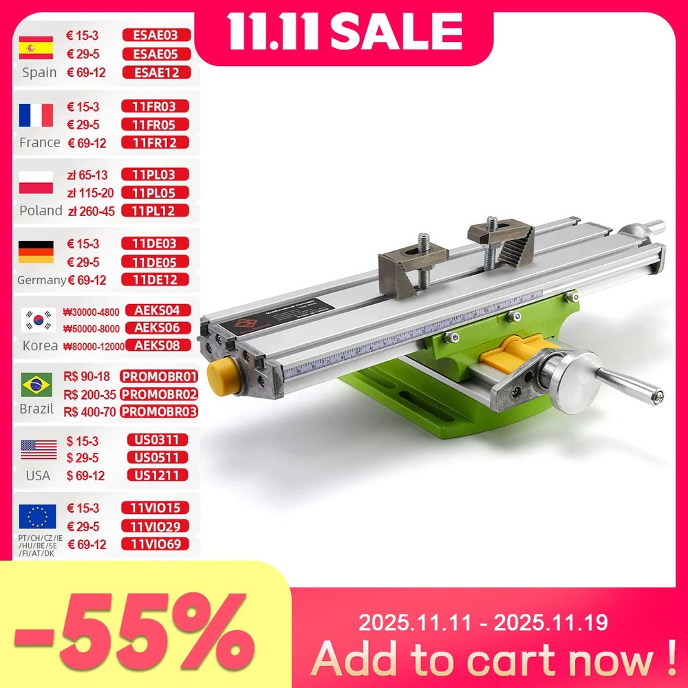 Mini  Milling Machine Worktable Multifunction Drill Vise Fixture Working Table