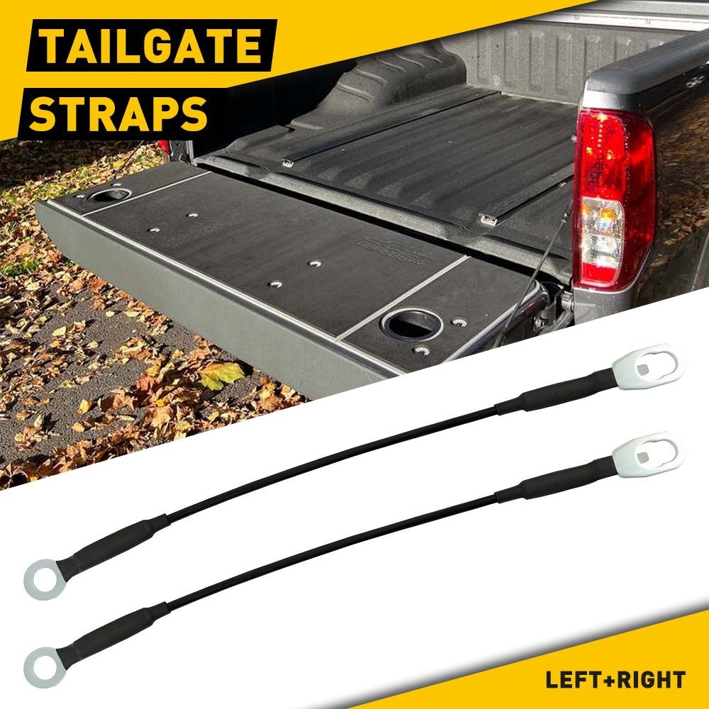 2PCS Left and Right Support Tailgate Cable Kit Set for 1998-2004 Nissan Frontier