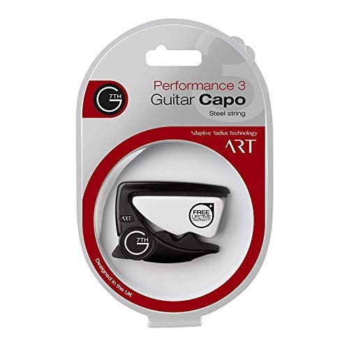 6 String Capo - Performance 3 ART, Satin Black + Dunlop Pick Variety Pack