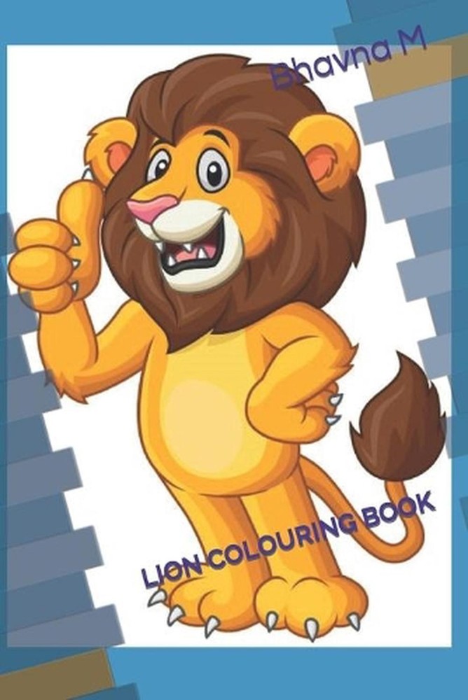 Lion Colouring Book