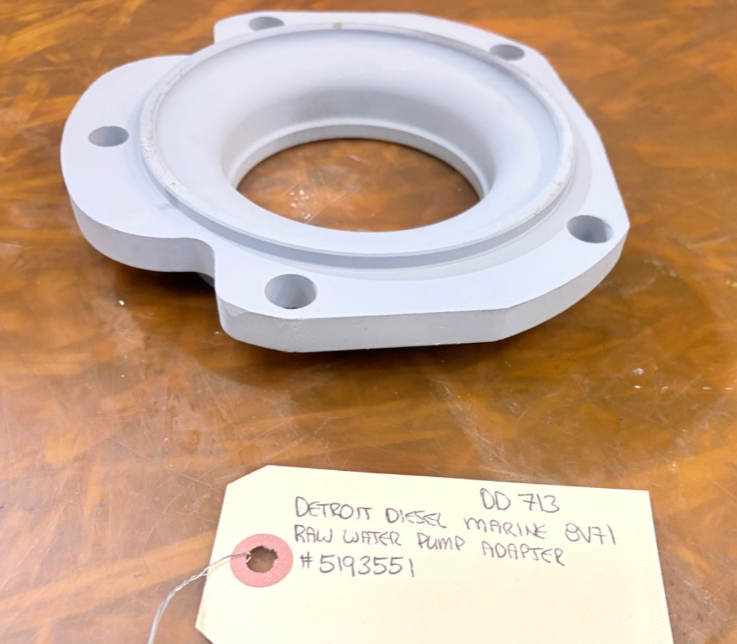DETROIT DIESEL MARINE RAW WATER PUMP ADAPTER #5193551 8V71