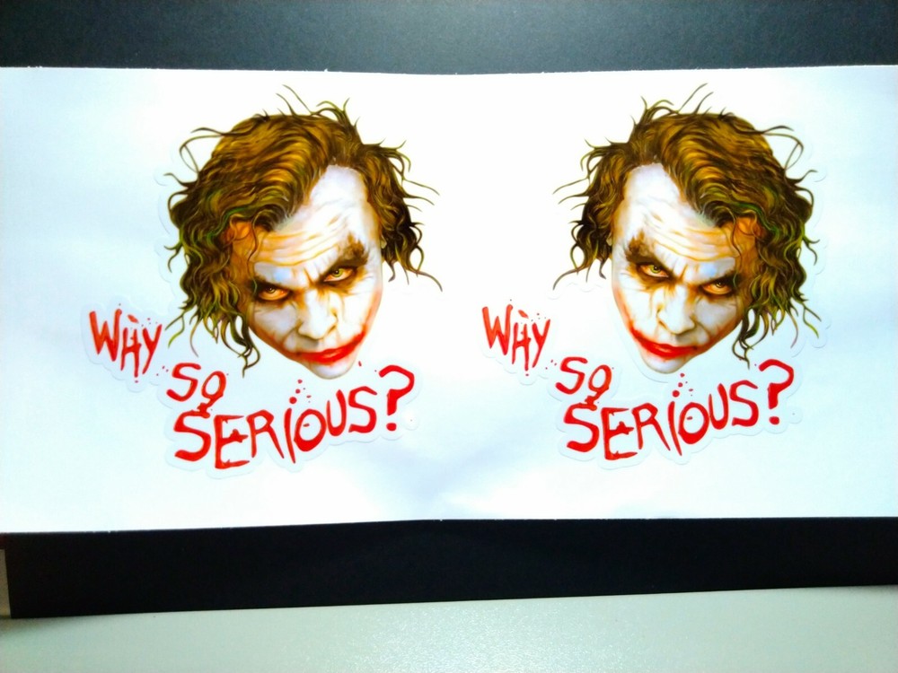 Joker Inspired Custom Decals! Why So Serious...