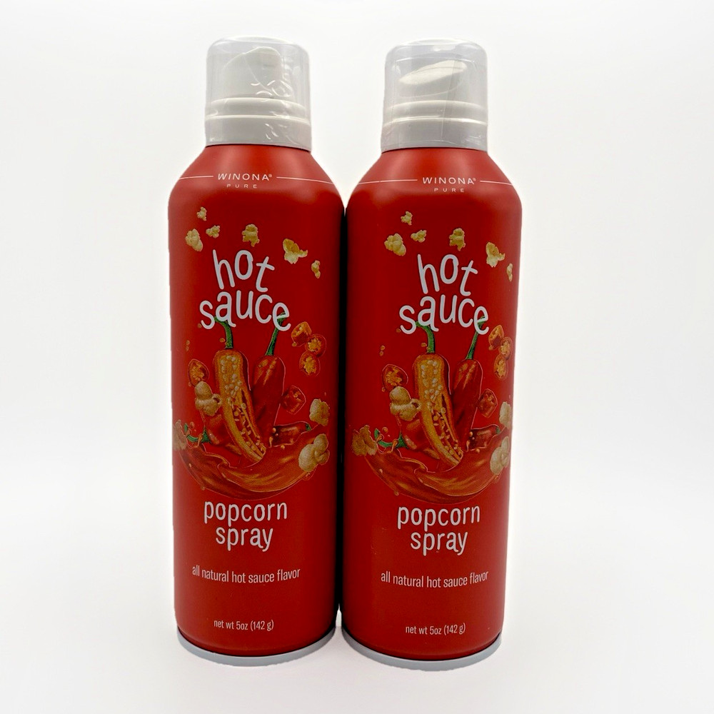 2 Pack Winona Hot Sauce Popcorn Spray