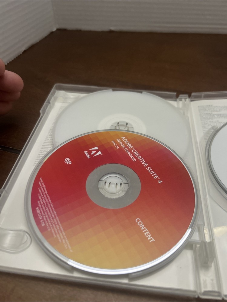 Adobe Creative Suite 4 Design Standard MAC OS WINDOWS NO SERIAL NUMBER