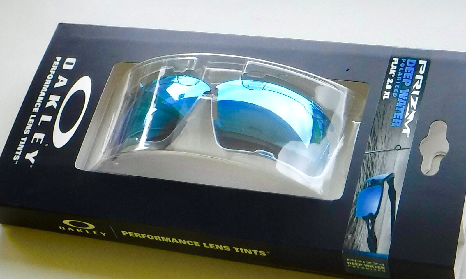 Oakley Flak 2.0 XL Sunglasses Polarized Deep Water Prizm Lens 101-108-005