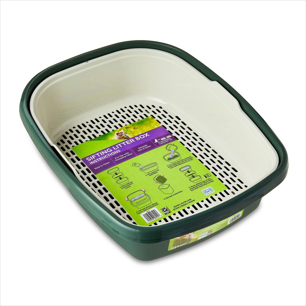 Sifting Cat Litter Box, 3-Piece Set