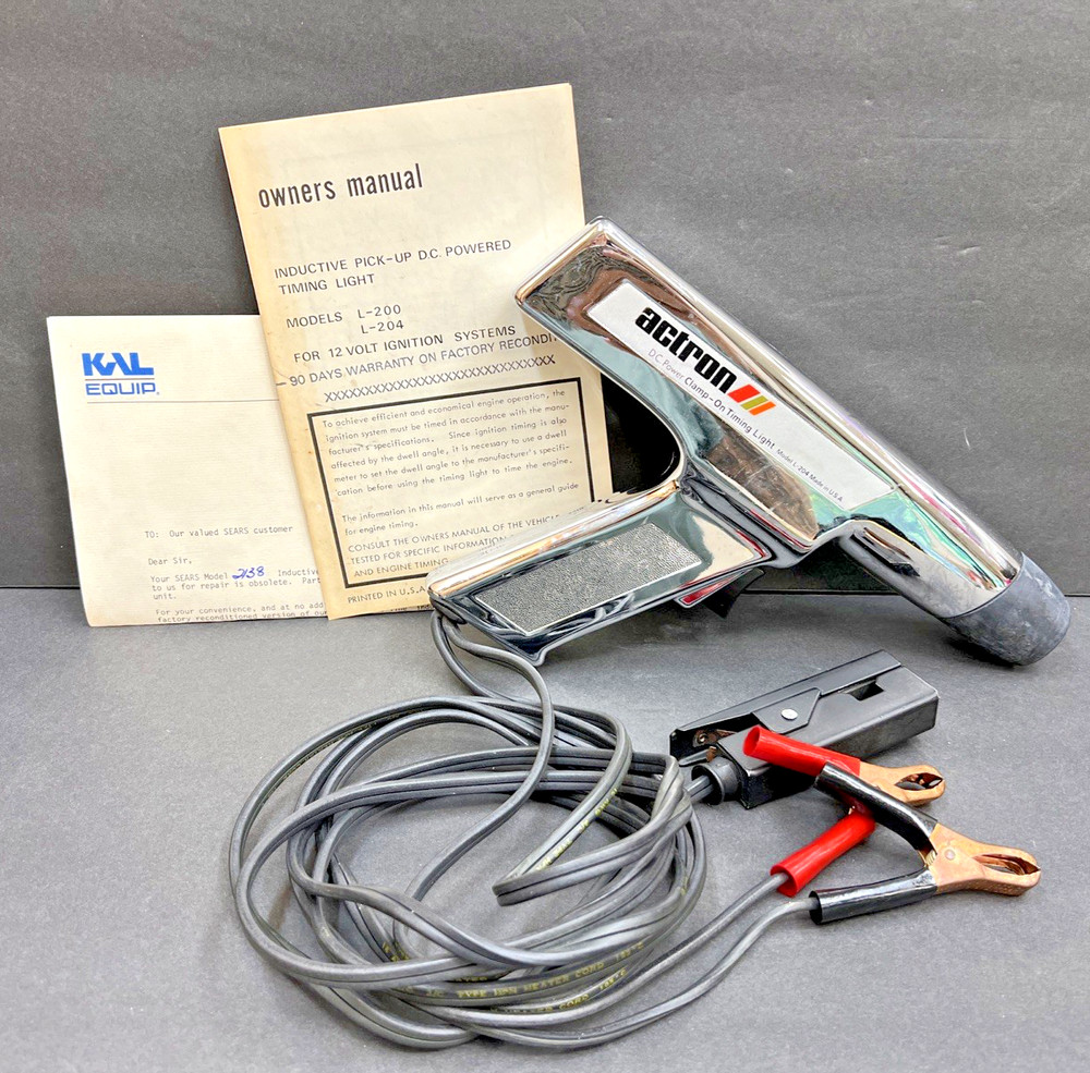 Actron L-204 Inductive DC Power Clamp On Timing Light