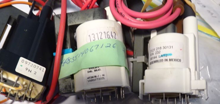 ** Lot # 12 - 3 DIFF - High Voltage - FLYBACK TRANSFORMERS - probably unused