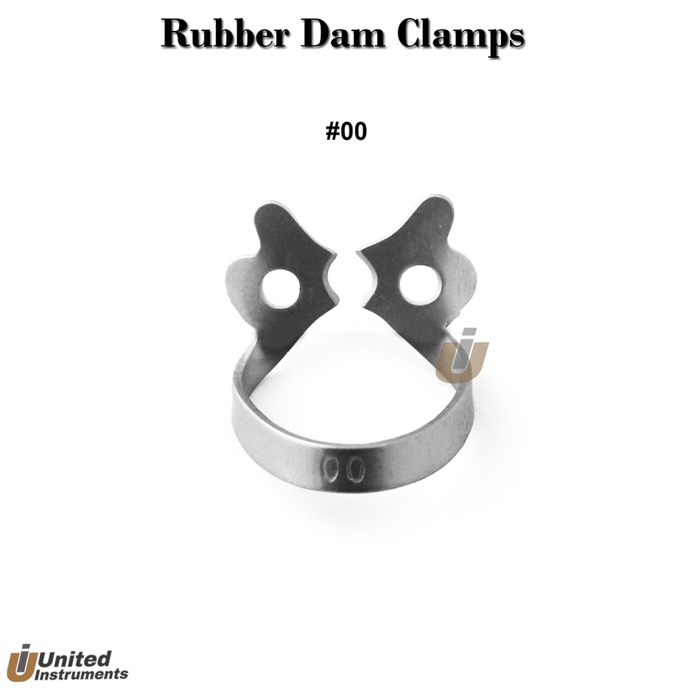 Rubber Dam Clamps Forceps Starter Tools Set Tooth Isolation Teeth Restorative