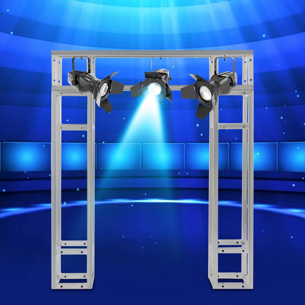 3-Pack Outdoor Square Box Truss Kit for DJ Lighting & Stage Setup