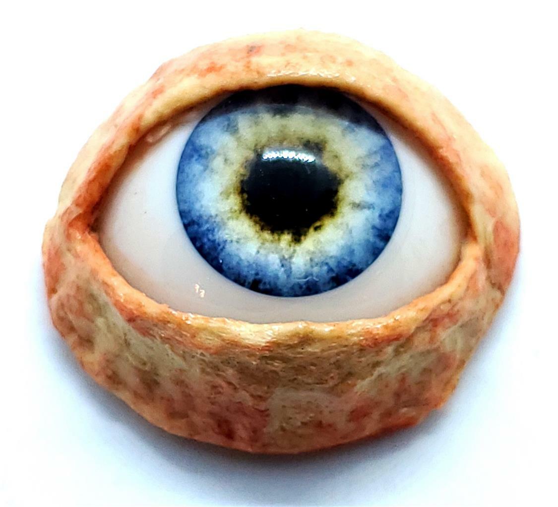 Realistic Acrylic Eyes for Halloween PROPS, MASKS, DOLLS ( LIGHT BLUE 26 mm)