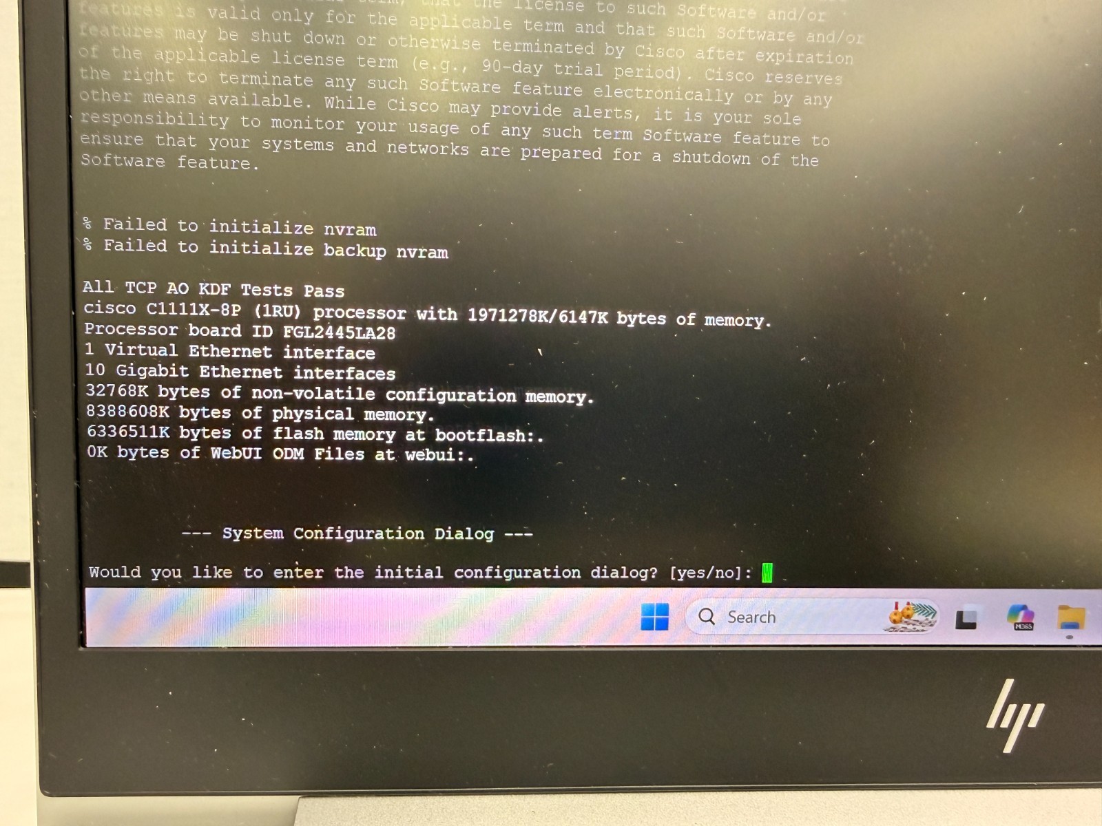 Cisco ISR C1111X-8P ISR 1100 8 Ports Gigabit Ethernet Integrated Services Router