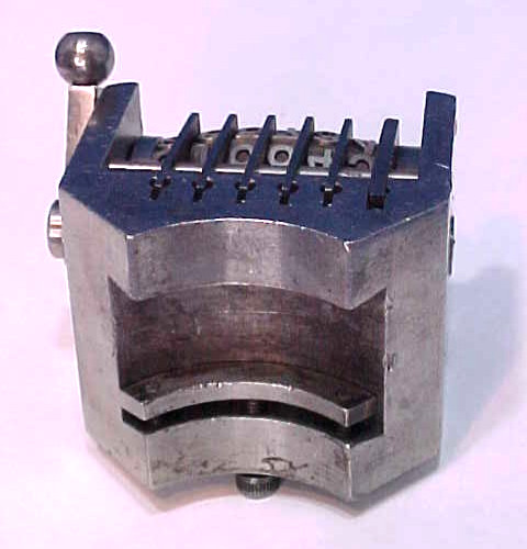 WM. A. FORCE 17" NUMBERING MACHINE NUMERATOR CO