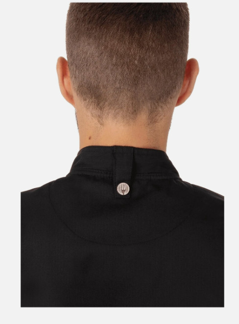 Chef Works NEW Black Bowden Long Sleeve Mens 2XL Chef Coat CBC01 Double Breasted