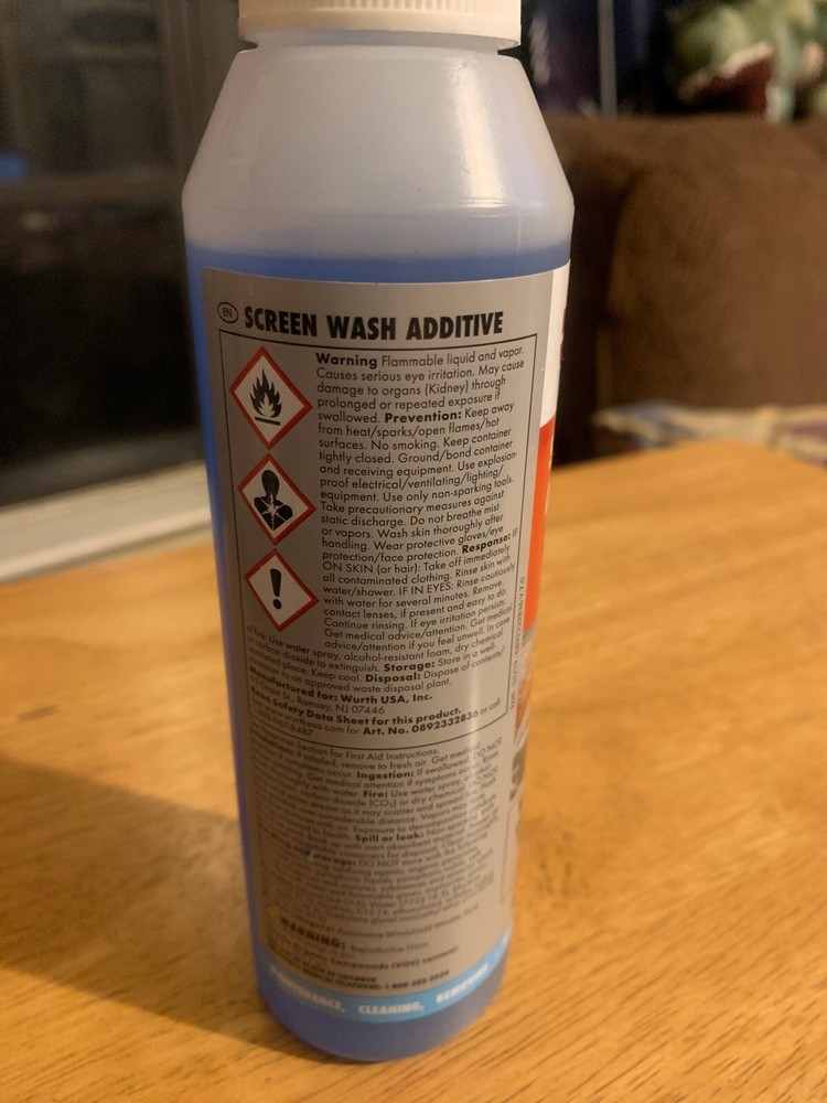 8.45 oz. Auto Screen Wash Additive (New)
