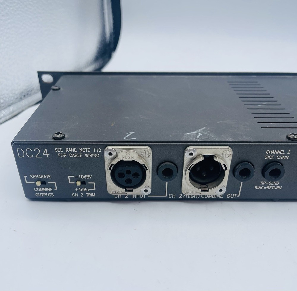 Rane DC-24 Rack Dynamic Controller Compressor Limiter,Expander Gate Untested