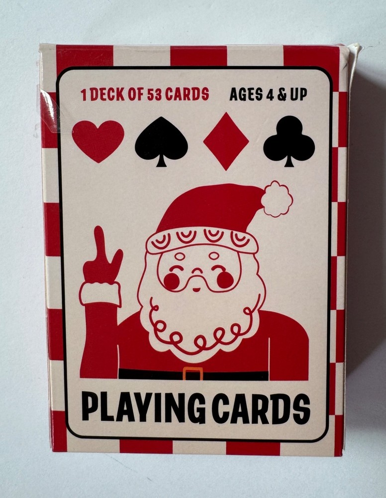 Target Classic Holiday Card Games Christmas Themed Crazy Eights! 52 Card Deck