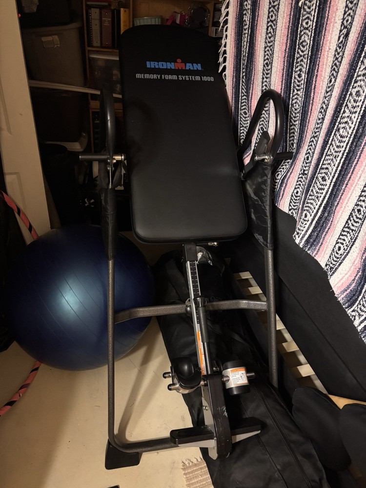 Ironman High Capacity Inversion Table for back pain/ spinal decompression.