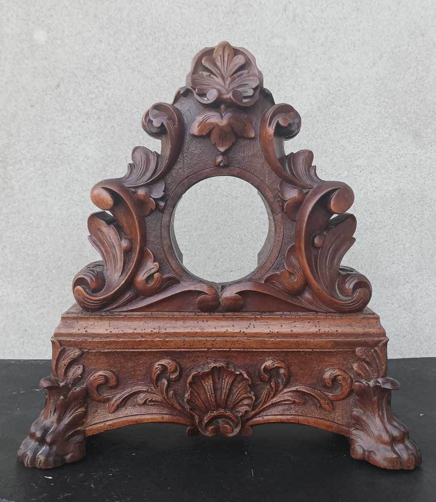 Walnut Clock Case 19th Century